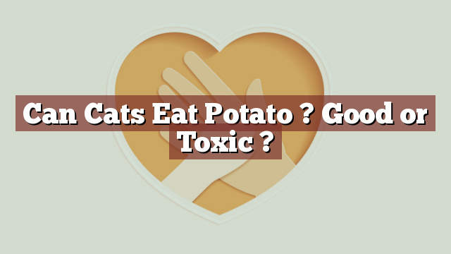 Can Cats Eat Potato ? Good or Toxic ?