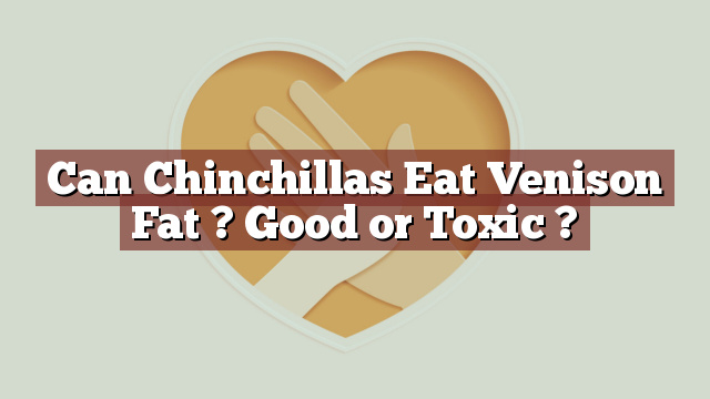 Can Chinchillas Eat Venison Fat ? Good or Toxic ?