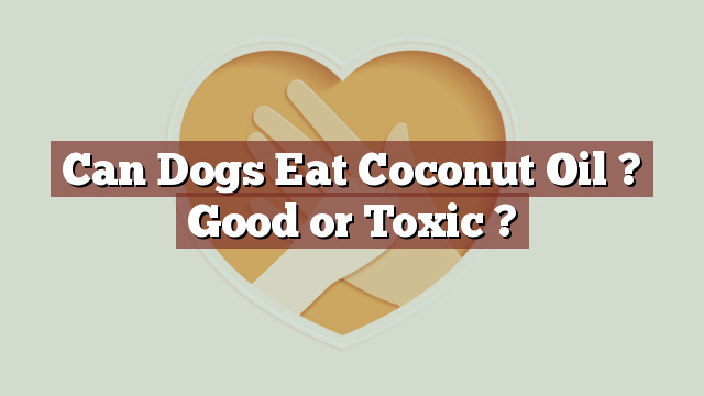Can Dogs Eat Coconut Oil ? Good or Toxic ?
