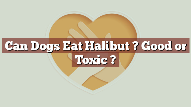 Can Dogs Eat Halibut ? Good or Toxic ?