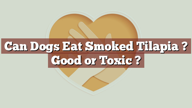 Can Dogs Eat Smoked Tilapia ? Good or Toxic ?