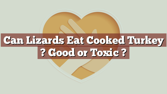 Can Lizards Eat Cooked Turkey ? Good or Toxic ?