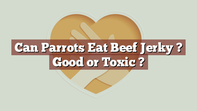 Can Parrots Eat Beef Jerky ? Good or Toxic ?