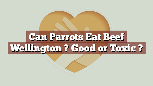 Can Parrots Eat Beef Wellington ? Good or Toxic ?