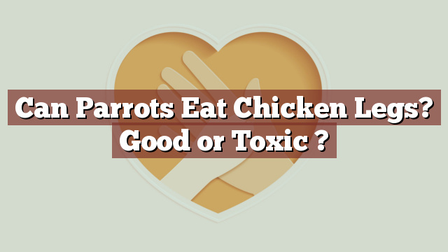 Can Parrots Eat Chicken Legs? Good or Toxic ?