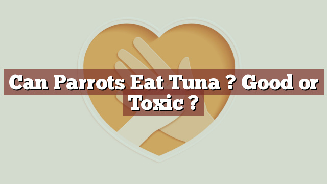 Can Parrots Eat Tuna ? Good or Toxic ?