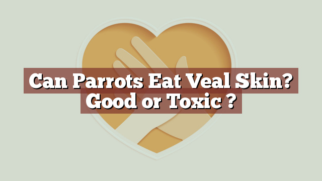 Can Parrots Eat Veal Skin? Good or Toxic ?