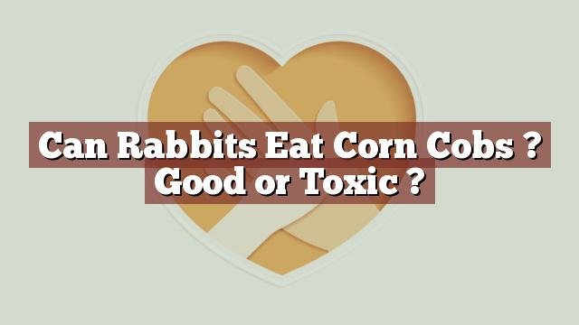 Can Rabbits Eat Corn Cobs ? Good or Toxic ?
