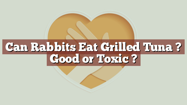 Can Rabbits Eat Grilled Tuna ? Good or Toxic ?