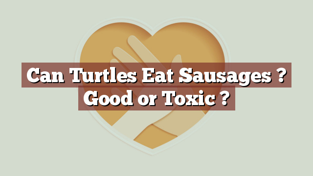 Can Turtles Eat Sausages ? Good or Toxic ?