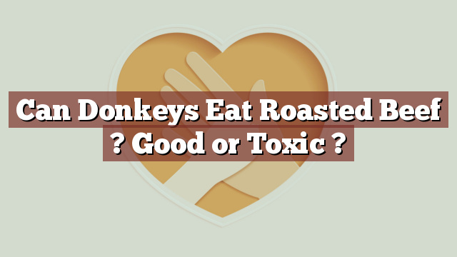 Can Donkeys Eat Roasted Beef ? Good or Toxic ?