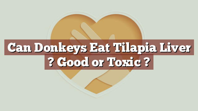 Can Donkeys Eat Tilapia Liver ? Good or Toxic ?